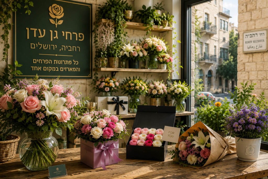 חנות פרחים בירושלים רחביה